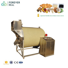 Foreverreal high Quality Temperature regulator control rolling caldron groundnut roaster machine / soybean roasting machine